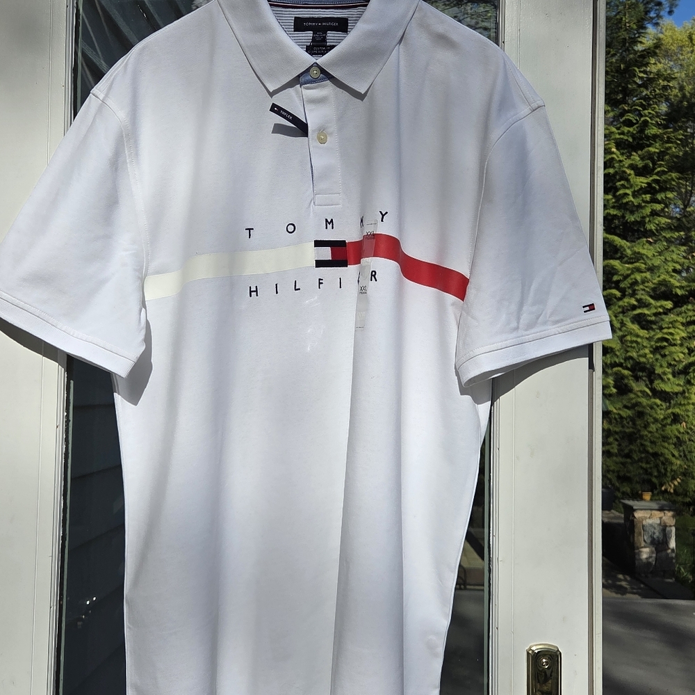 Tommy Hilfiger Men's White Polo Shirt